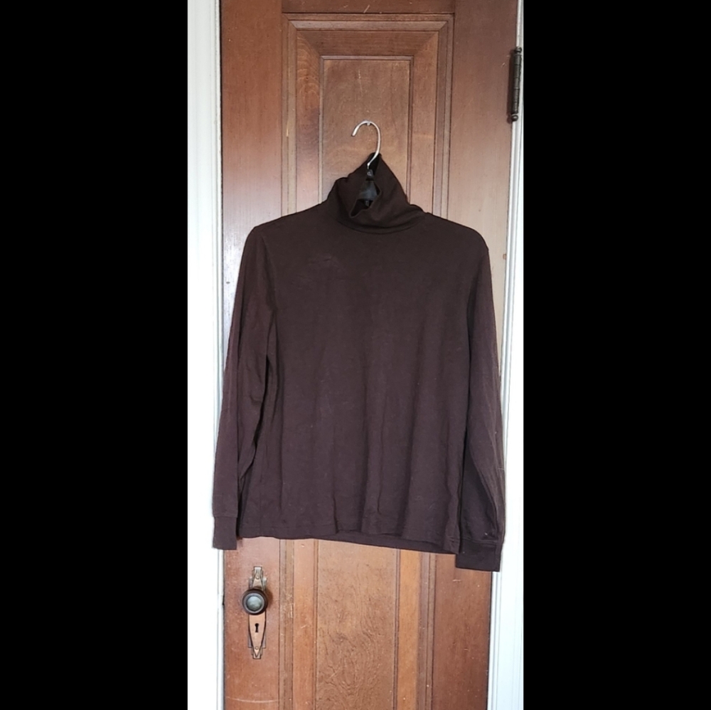 Brown Lands' End turtleneck PM